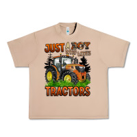 Burro just a boy who loves tractors Urban Heavy Tee - BarkalooDesign