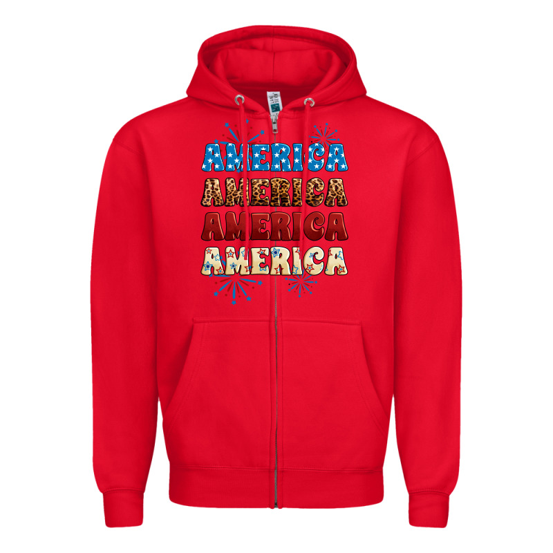 Western America Zipper Hoodie by Neo Western | Teevron