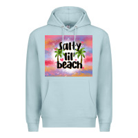 Blue Mist salty lil' beach Premium Hoodie - MaliasSmallBusiness