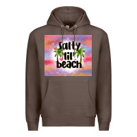Coffee salty lil' beach Premium Hoodie - MaliasSmallBusiness