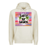 Oatmeal Heather salty lil' beach Premium Hoodie - MaliasSmallBusiness