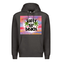 Smoke salty lil' beach Premium Hoodie - MaliasSmallBusiness