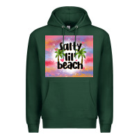 Sports Green salty lil' beach Premium Hoodie - MaliasSmallBusiness