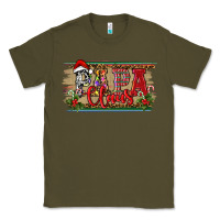 Army Green christmas western papa claus Classic Tee - RanaPortraitStore