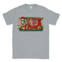 Heather Grey christmas western papa claus Classic Tee - RanaPortraitStore