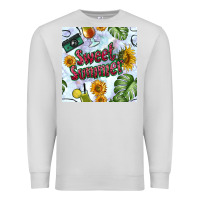 Dove Grey sweet summer seamless pattern Premium Sweatshirt - BundleAndBundleShop
