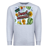 Heather Grey sweet summer seamless pattern Premium Sweatshirt - BundleAndBundleShop