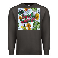 Smoke sweet summer seamless pattern Premium Sweatshirt - BundleAndBundleShop
