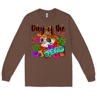 Chestnut mexican day of the dead Long Sleeve Tee - Zillion Design Studio