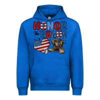 Cobalt honor the brave Urban Hoodie - MaliasSmallBusiness