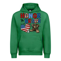 Emerald honor the brave Urban Hoodie - MaliasSmallBusiness