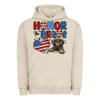 Pigment French Oak honor the brave Urban Hoodie - MaliasSmallBusiness