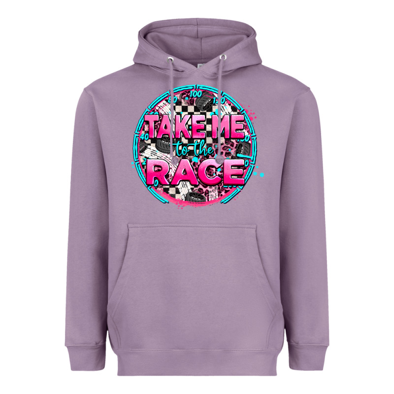 Take Me To The Race Heavyweight Hoodie by AdoDesignShop | Teevron