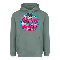 Sage take me to the race Heavyweight Hoodie - AdoDesignShop