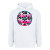 White take me to the race Heavyweight Hoodie - AdoDesignShop