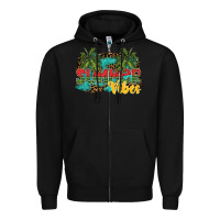 Black summer vibes Zipper Hoodie - SublimationCraftShop