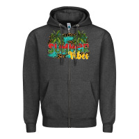 Charcoal Heather summer vibes Zipper Hoodie - SublimationCraftShop