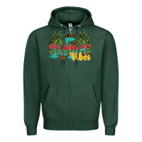 Sports Green summer vibes Zipper Hoodie - SublimationCraftShop