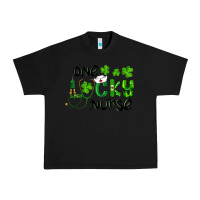 Black one lucky nurse Urban Heavy Tee - RanaPortraitStore