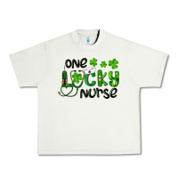 Pistachio one lucky nurse Urban Heavy Tee - RanaPortraitStore