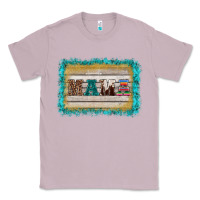 Lilac western turquoise's mama background Classic Tee - BarkalooDesign