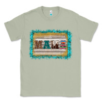 Matcha western turquoise's mama background Classic Tee - BarkalooDesign