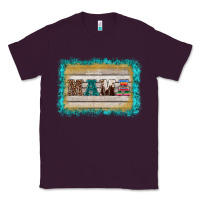Plum western turquoise's mama background Classic Tee - BarkalooDesign