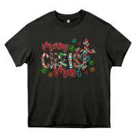 Asphalt Merry Christmas Heavy Core Tee - CowhideDigitalArt