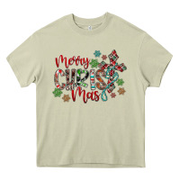 Mossy Merry Christmas Heavy Core Tee - CowhideDigitalArt