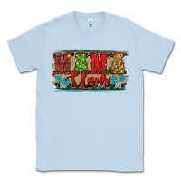 Dusty Blue christmas western mama claus Classic Tee - RanaPortraitStore