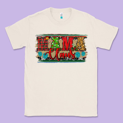 Christmas Western Mama Claus Classic Tee Designed By Ranaportraitstore