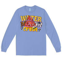 Colony Blue watermelon crawl Long Sleeve Tee - texasbilliewilder