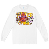 White watermelon crawl Long Sleeve Tee - texasbilliewilder