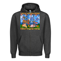 Charcoal Heather America farm animals truck 20oz skinny tumbler Zipper Hoodie - Neo Western