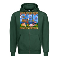 Sports Green America farm animals truck 20oz skinny tumbler Zipper Hoodie - Neo Western