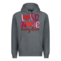 Rock love more worry less Premium Hoodie - MaliasSmallBusiness