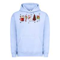Pigment Grape Ice Cartoon Christmas Characters Urban Hoodie - MaliasSmallBusiness