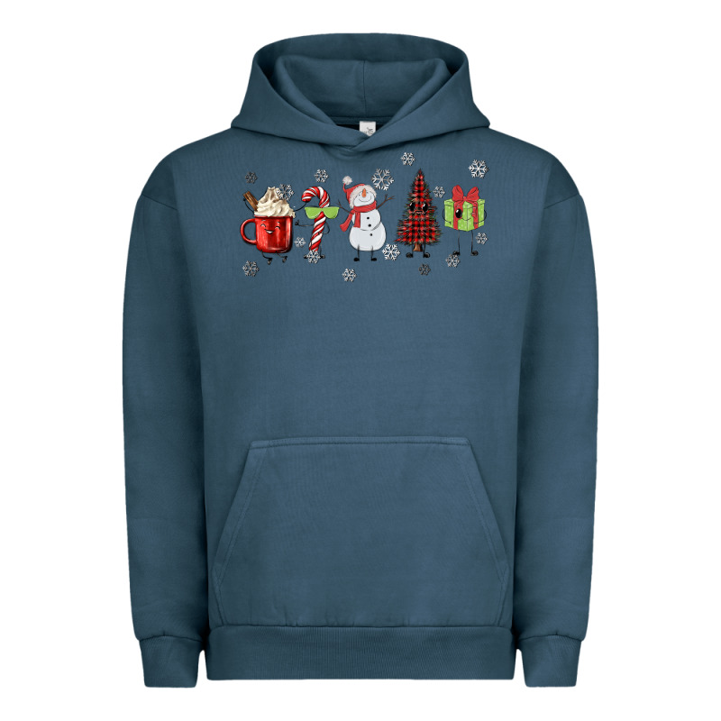 Cartoon Christmas Characters Urban Hoodie by MaliasSmallBusiness | Teevron