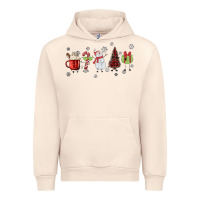 Sandshell Cartoon Christmas Characters Urban Hoodie - MaliasSmallBusiness