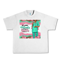 Lunar Rock she works willingly with her hands afro nurse Urban Heavy Tee - RanaPortraitStore