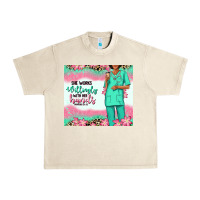 Sandshell she works willingly with her hands afro nurse Urban Heavy Tee - RanaPortraitStore