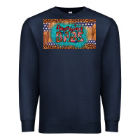 Navy american babe Premium Sweatshirt - Artiststas