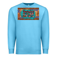Ocean Blue american babe Premium Sweatshirt - Artiststas