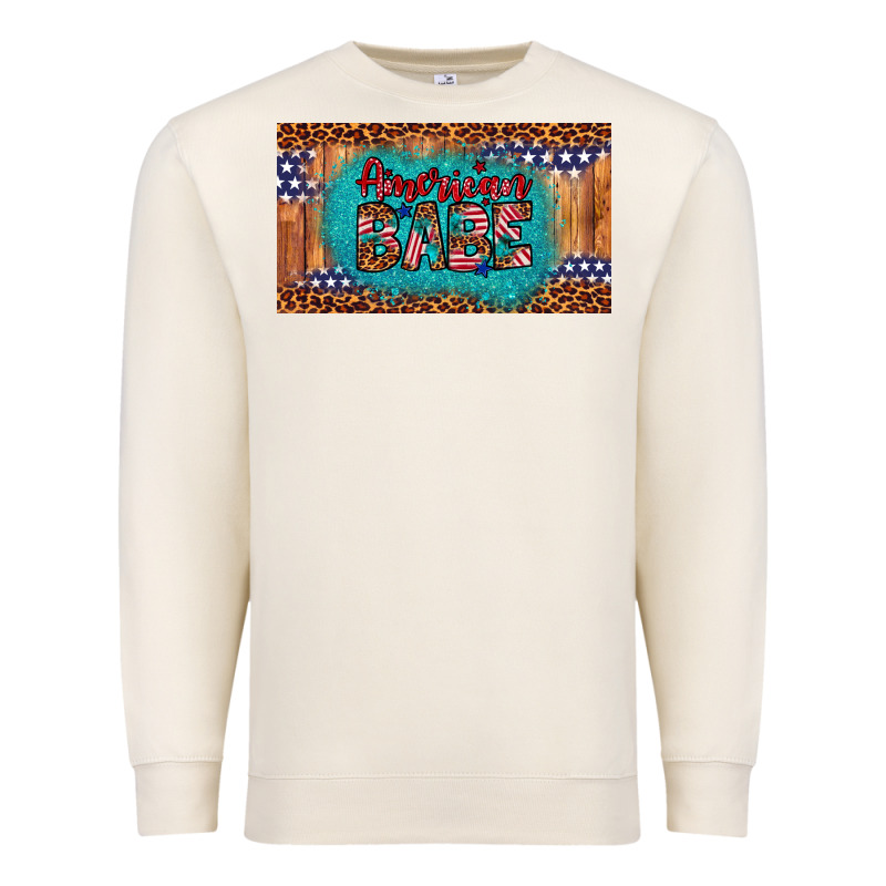 American Babe Premium Sweatshirt by Artiststas | Teevron
