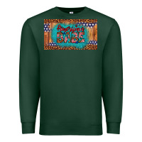 Sports Green american babe Premium Sweatshirt - Artiststas