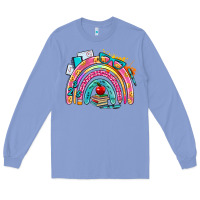 Colony Blue school rainbow Long Sleeve Tee - AdoDesignShop