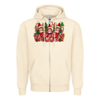 Sandshell Christmas girl elfs Zipper Hoodie - FaDigitalArtStudio