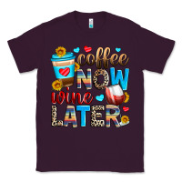 Plum coffee now wine later Classic Tee - Zillion Design Studio
