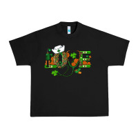 Black st patricks day love nurse Urban Heavy Tee - RanaPortraitStore