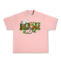 Salmon st patricks day love nurse Urban Heavy Tee - RanaPortraitStore